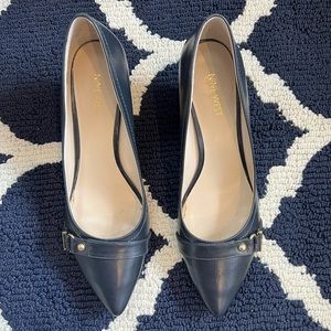Nine West navy wedges. Size 9.5